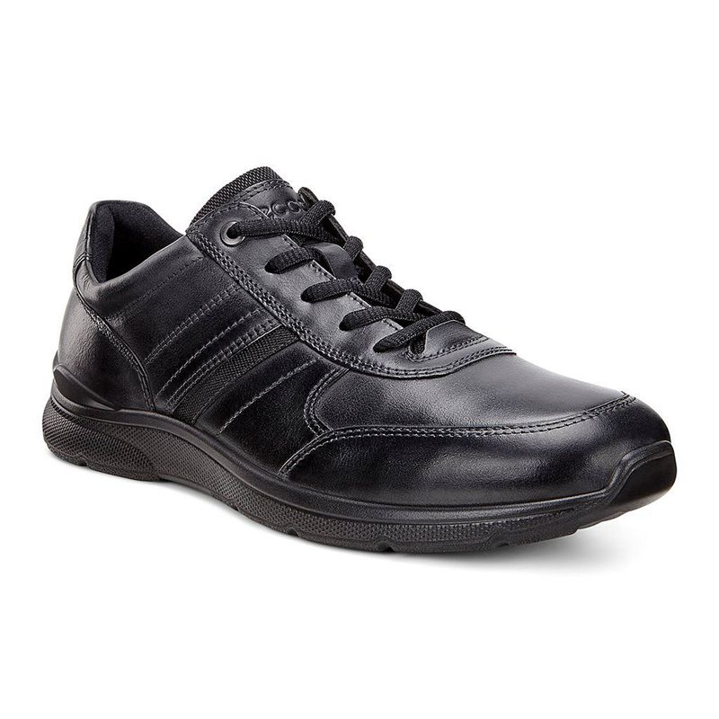 Men Casual Ecco Irving - Sneakers Black - India ONKXHT485